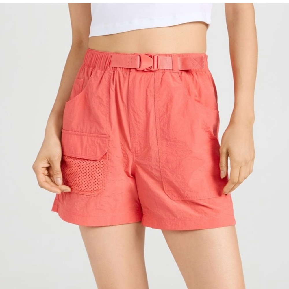 Outdoor Voices RecNylon 4" Shorts in hot coral